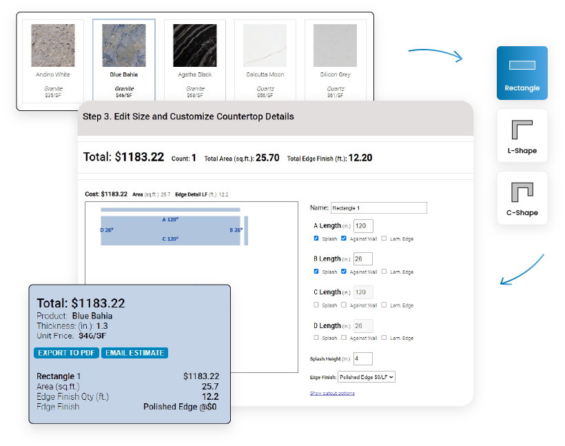 Countertop Calculator